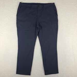 Public Rec Dealmaker Pants Mens 40x30 Dark Blue Straight‎ Leg Performance Tech